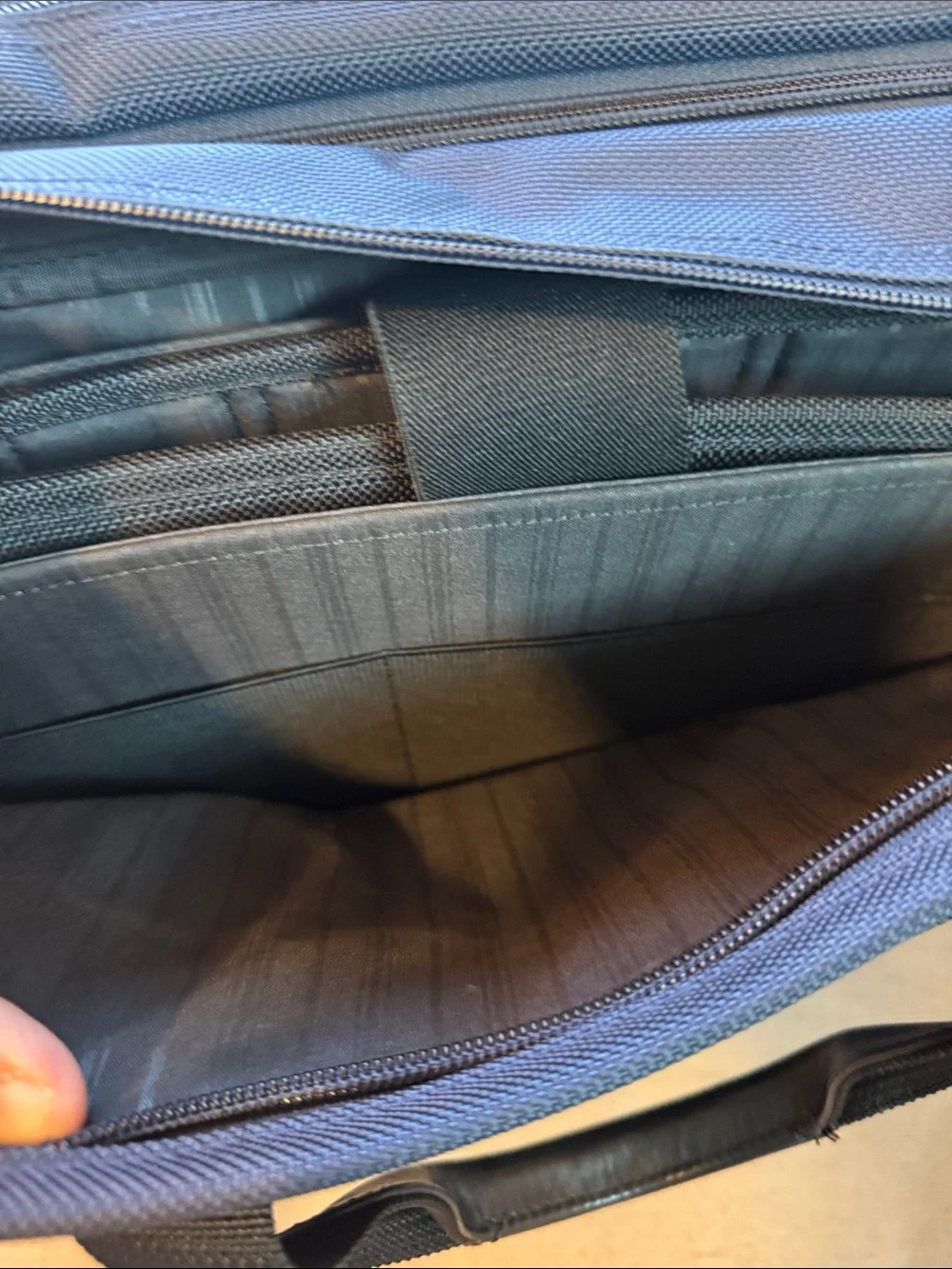 Tumi Alpha 2 ballistic briefcase bag.
